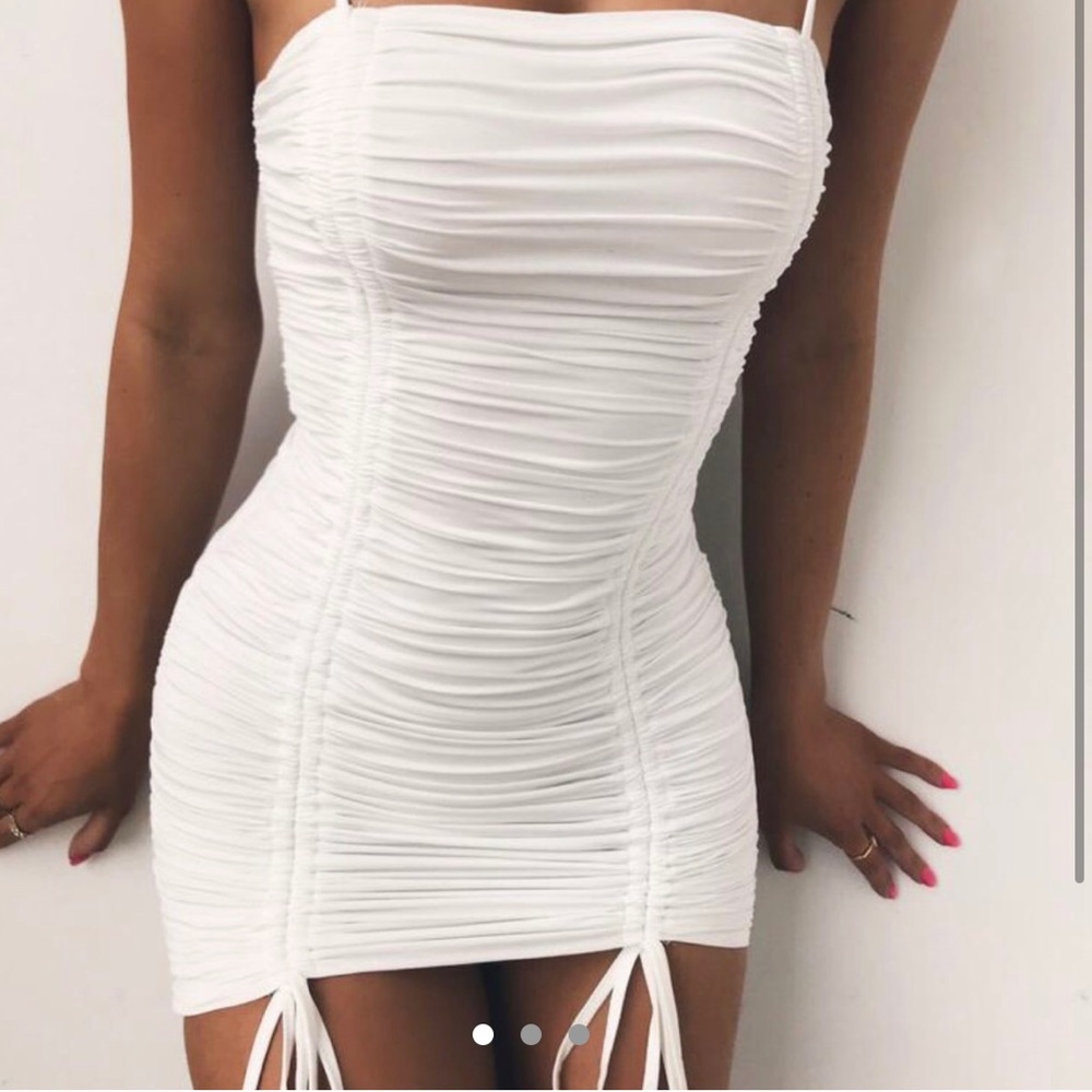 Tiger Mist White Zion Dress